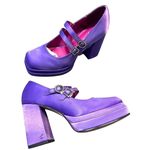Circus NY Pepper Jewel Mary Jane Platform Pump in Lavender with Box Size 8 - Picture 1 of 16